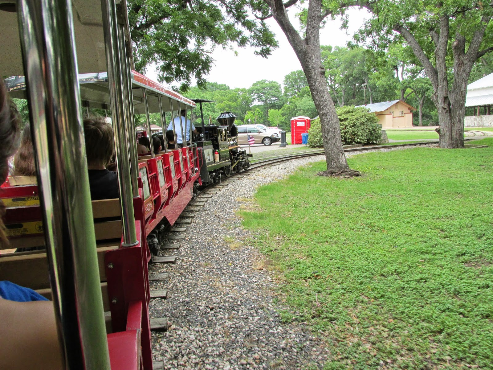 Eddie's Rail Fan Page Riding aboard the San Antonio Zoo Train. San